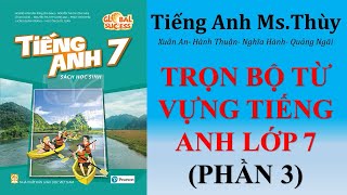 TRỌN BỘ TỪ VỰNG TIẾNG ANH LỚP 7 (PHẦN 3)- SÁCH MỚI GLOBAL SUCCESS