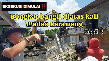 Eksekusi pembongkaran bangli dia atas kali dimulai #dedimulyadi #kangdedymulyadi #kdm 