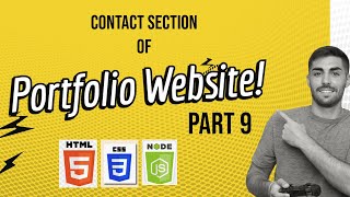 Responsive Portfolio Website | HTML CSS JavaScript | Project | Part9