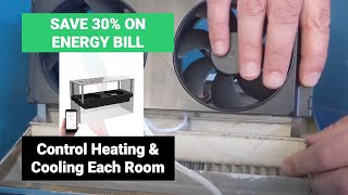 How to Control Temp Comfort in each Room. Smart Cocoon DIY User Install and Review