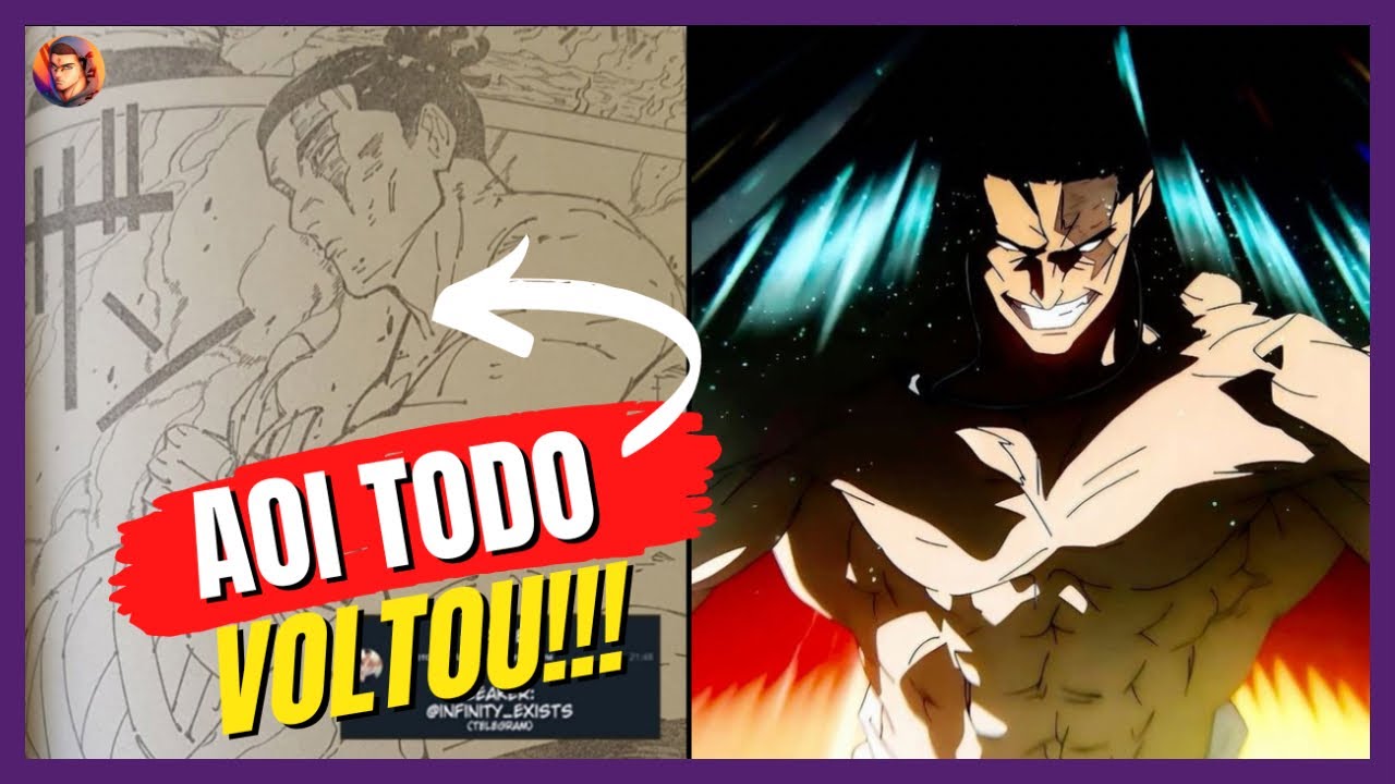 OFICIAL! AOI TODO VOLTOU! JUJUTSU KAISEN 259!!! - YouTube
