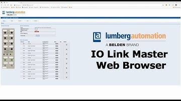 Lumberg IO LInk Master Web Browser Presented by HH Barnum