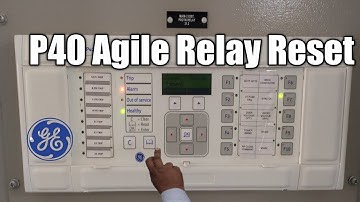 How to reset fault alarm/trip indication on GE Distance protection relay@omegaelectrical