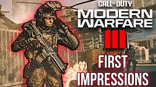 MODERN WARFARE 3 *OPEN BETA* - FIRST IMPRESSIONS & PLAYTHROUGH