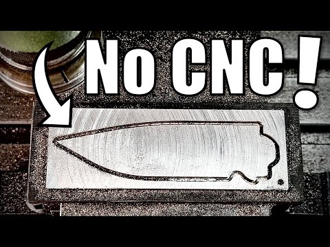 Messerklinge mit Pantograph fräsen | Kopierfräse Tutorial | Deckel G1L