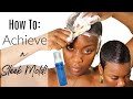 How I achieve a SLEEK MOLD!| The DOWN SIDE to Nairobi Foaming Lotion| Short Hair Tutorial