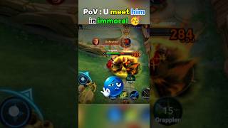 Franco vs Chou Global Recall 🤣 #franco #mobilelegend #mlbb #shorts