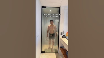 the most AWKWARD hotel room ever 😭 #shorts #travel #comedy #hotel #eurosummer #relatable