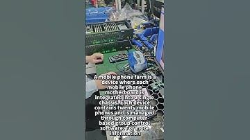 There are 20 mobile phones in one device, all of which can be operated simultaneously.#MatrixSystem