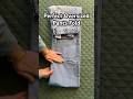 Minimal Closet Method Baggy Jeans | #easy #jeans #folding #quick #neatly #shorts #technique