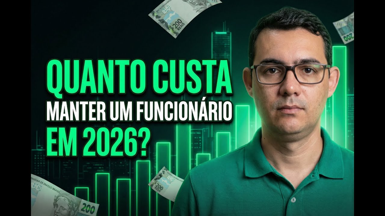 Custo real de um funcionário em 2026 🚨