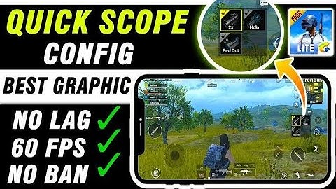PUBG Mobile Lite Quick Scope Switch Config | How to Add & Enable Quick Scope in PUBG Mobile Lite