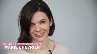 Sampler's Founder & CEO — Marie Chevrier