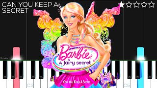 Can You Keep a Secret (From 'Barbie: A Fairy Secret') | EASY Piano Tutorial