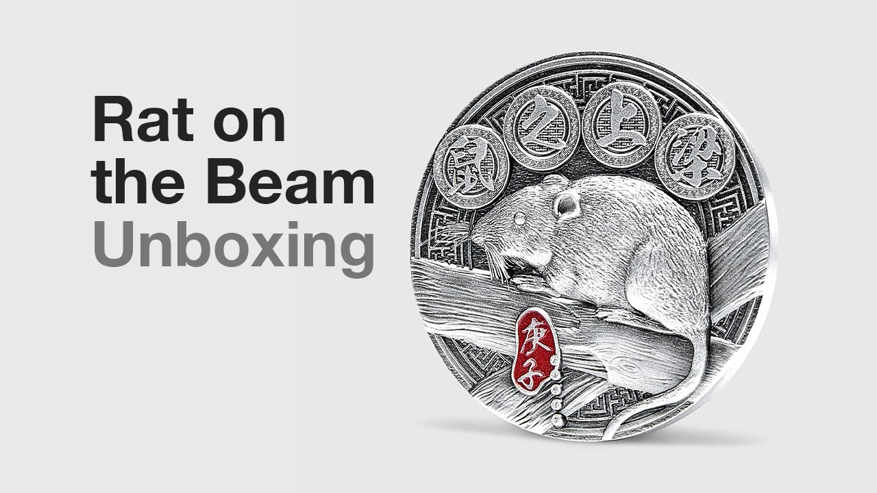 Rat on the Beam 梁上之鼠 2 oz Pure Silver Collectible Coin - Unboxing