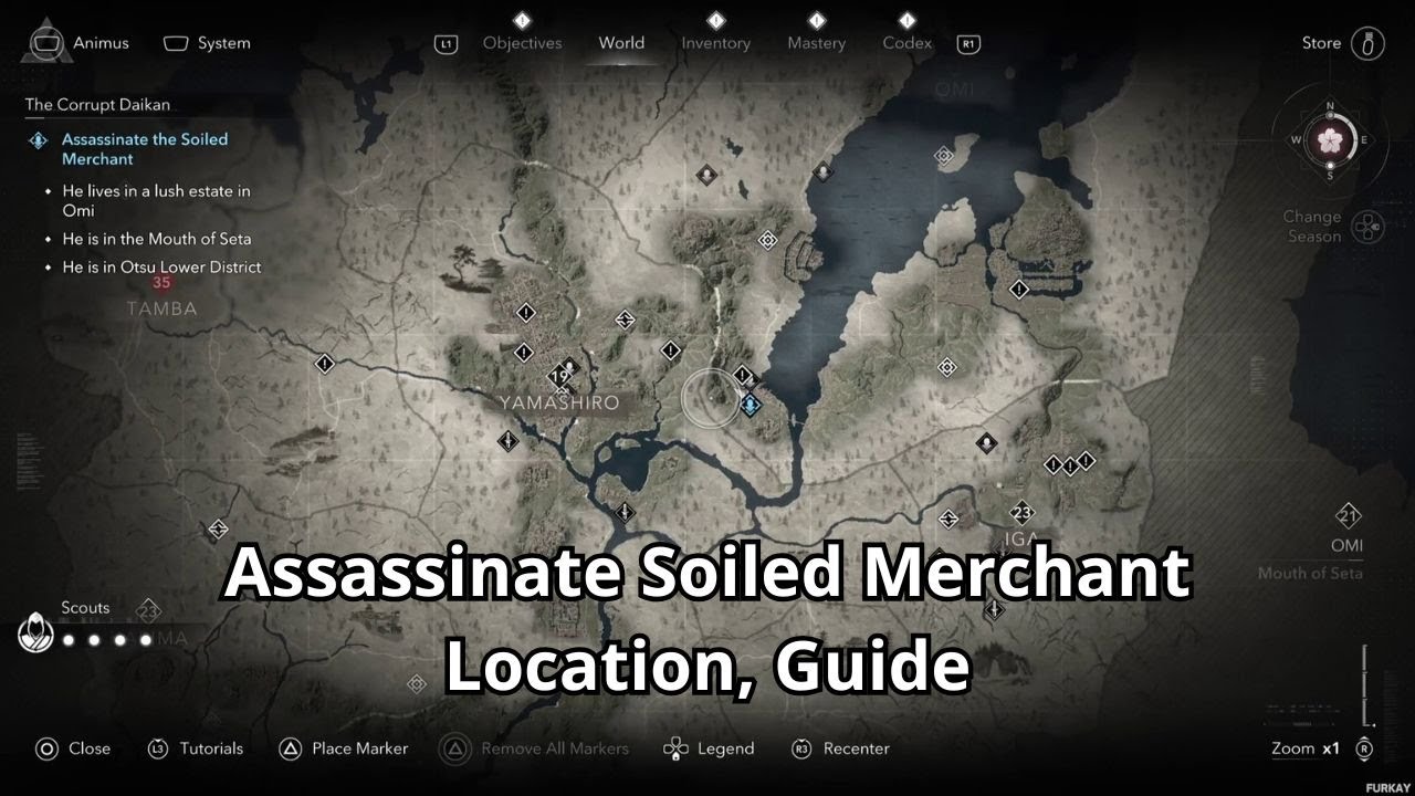 Assassinate the Soiled Merchant Location, Guide - Assassin's Creed Shadows
