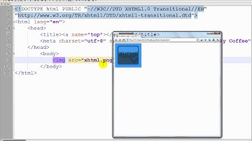 XHTML Tutorial - 15 - Adding Images