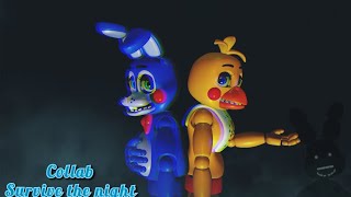 [P3D/FNAF] Collab | Survive the night | and toy chica singing