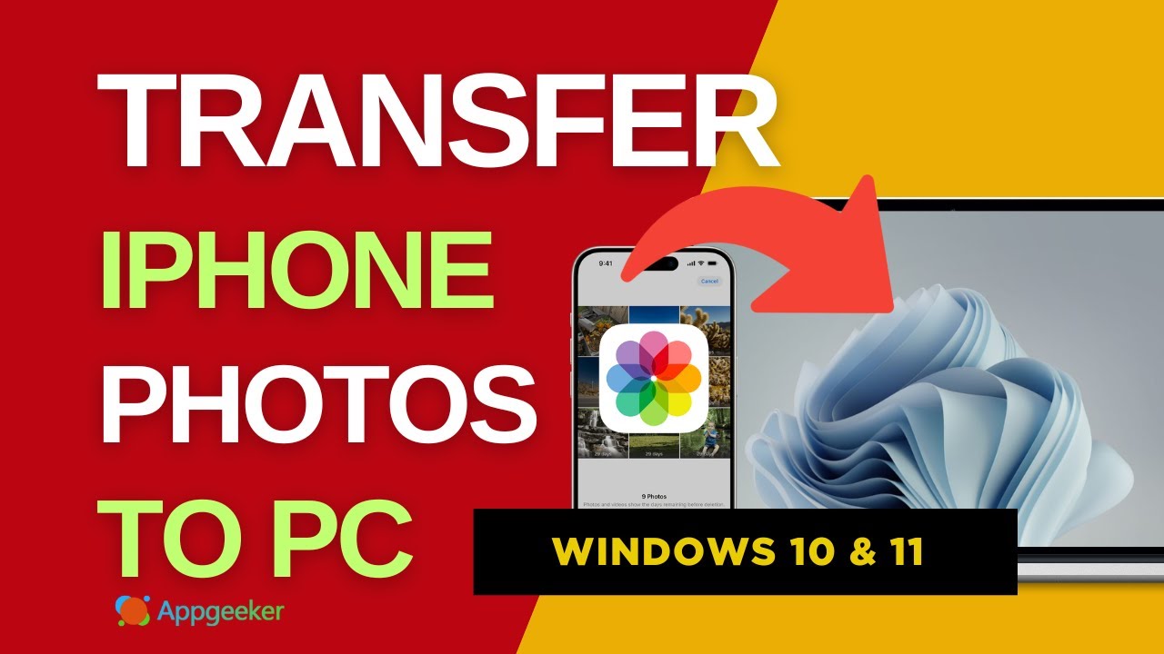 Transfer iPhone Photos to PC - Windows 10 & 11 | Easy iPhone Photo Transfer in Clicks, 100% Work
