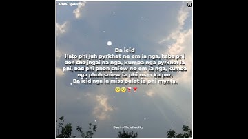 khasi quotes #whatsappstatus #share_like_subscribe @daei_official