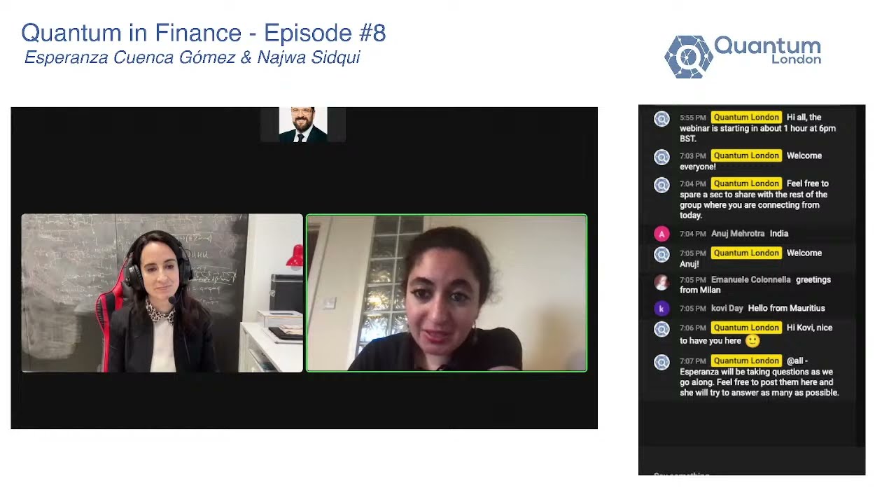 Quantum in Finance: Esperanza Cuenca Gomez in conversation with Najwa Sidqi