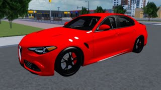 Roblox | Car Driving Ultimate | Alfa Romeo Giulia screenshot 5
