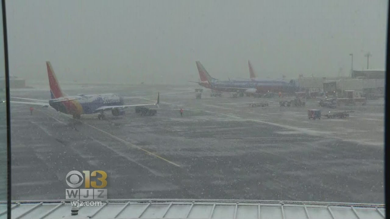 Flights Cancelled, Passengers Stranded At BWI Airport YouTube