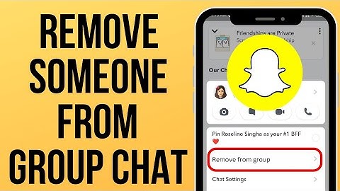 How to Remove Someone From Snapchat Group (2023)