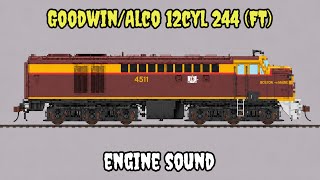 Engine Sound | Goodwin/Alco 12cyl 244 (FT)