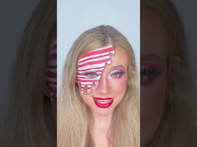 CHRISTMAS MAKE-UP 💋💄#christmas #makeup #tutorial #viral #shorts #girl #party #fyp #beauty #trend