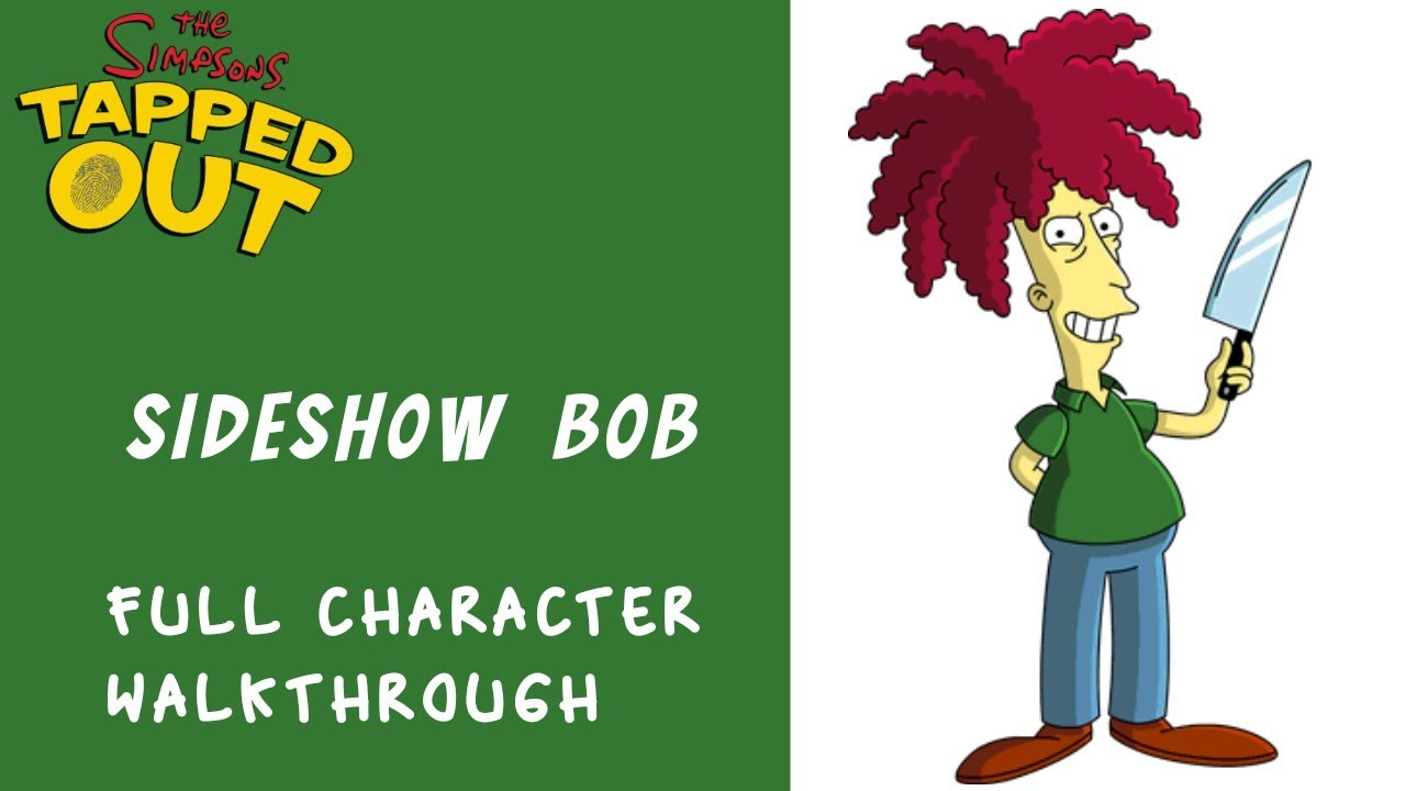 Боба боба песня видео. Sideshow Bob песня.