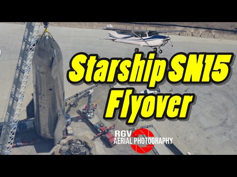 SpaceX Boca Chica & Starship SN15 Flyover April 08, 2021