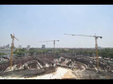 New Parliament Timelapse| OpticVyu |Tata Projects | OpticVyu Construction Camera