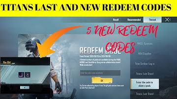 TITANS LAST STAND NEW EVENT 5 NEW REDEEM CODES|PUBG REDEEM CODES|5 REDEEM CODES|GODZILLA VS KONG🔥🔥