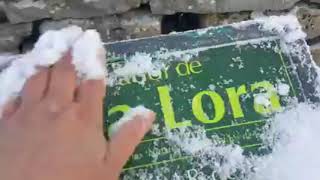 Primera NEVADA del año en CANTABRIA. Mirador de la Lora 05 de diciembre