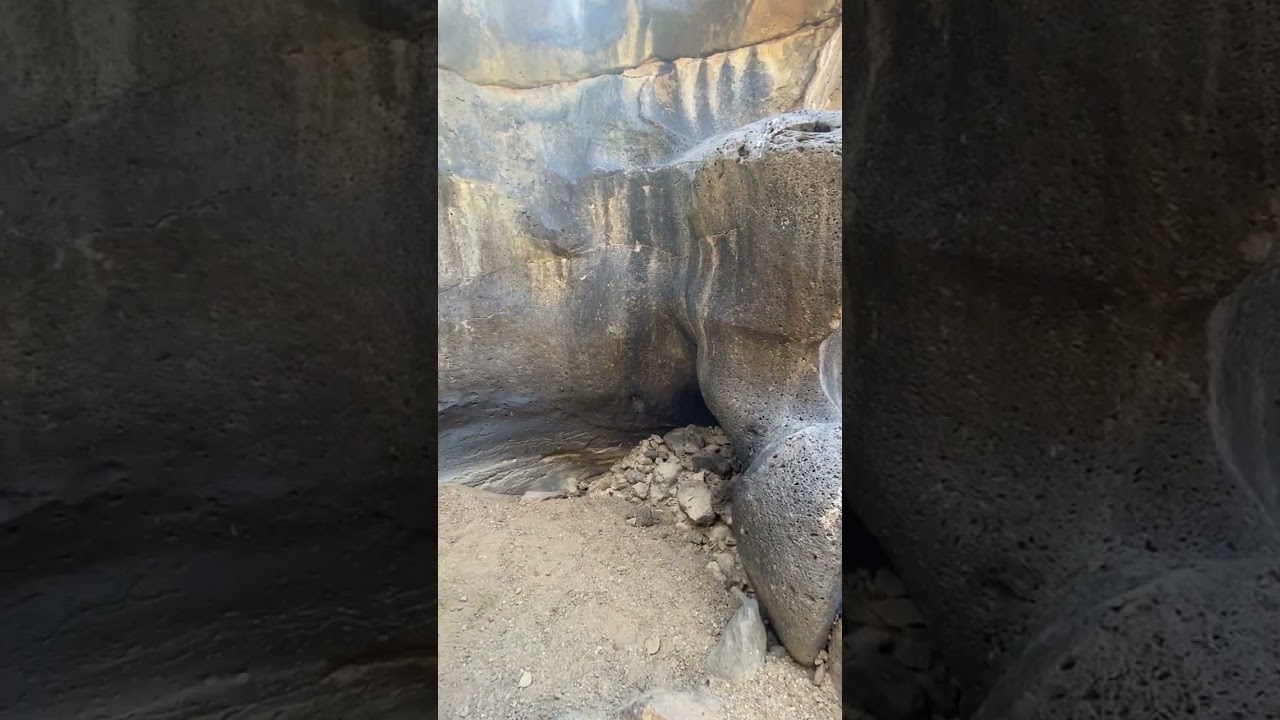 Fossil Falls: Volcanic Rock Smoothed by an Ancient Waterfall in the Coso Range of California