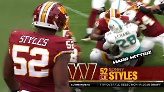 Sonny Styles Made His Commanders Debut Here s How It Went