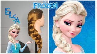 Tip de como realizar peinado de Elsa Frozen 2/Tip on how to do Elsa Frozen 2 hairstyle