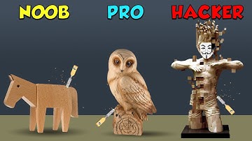 NOOB vs PRO vs HACKER - Wood Shop- Best Mobile Android/iOS Games