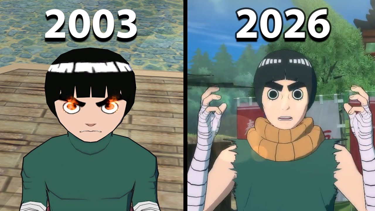 Evolution Of Rock Lee All Ultimate Jutsus (2003-2026)