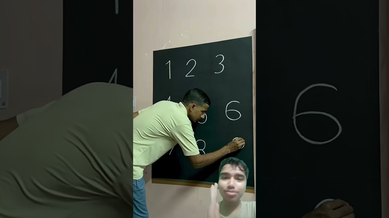 1234 counting art challenge 🙀😱