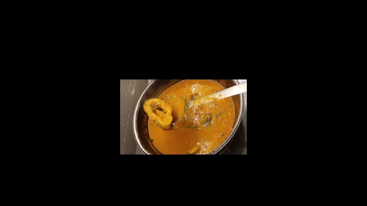 Pomplete fish sambar ,# fish curry 