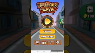 The floor is lava video