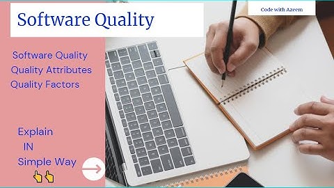 What is quality of software in Urdu / Hindi | quality attributes | quality factors