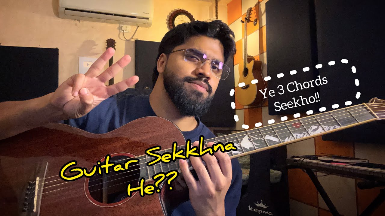 Your First Guitar Lesson: Just 3 Chords to Start - YouTube