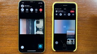 iPhone 11 vs iPhone 7 Facetime Outgoing & Incoming Call   Siri Triggered Cellular Outgoing Call