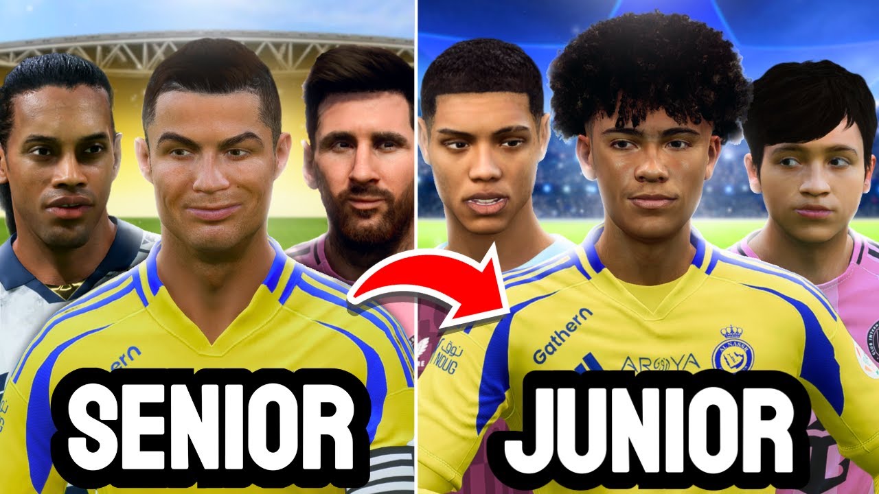 Jag spelade med Ronaldo, Messi & Ronaldinho's söner!