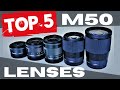 Top 5 BEST Lens Options for Canon M50 Video | EF-M Glass