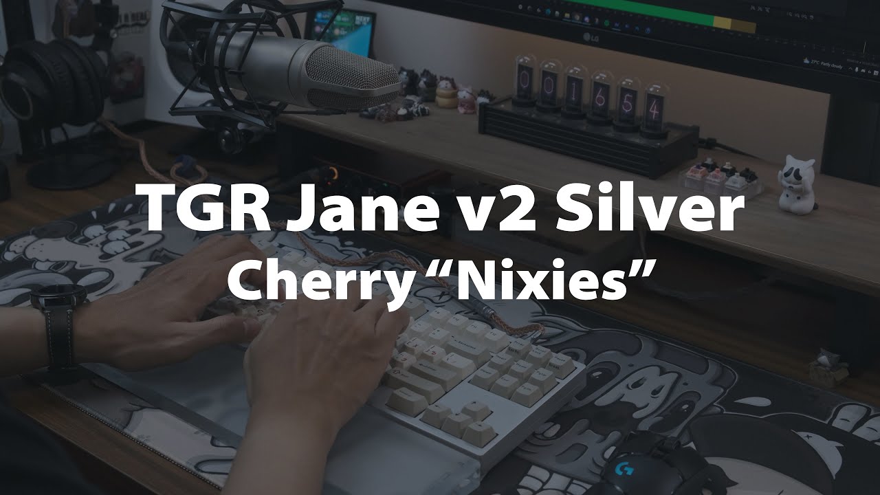 From the Vault: TGR Jane v2 Silver w/ Cherry Nixies | Cherry G81-3100 SAV | Typing ASMR