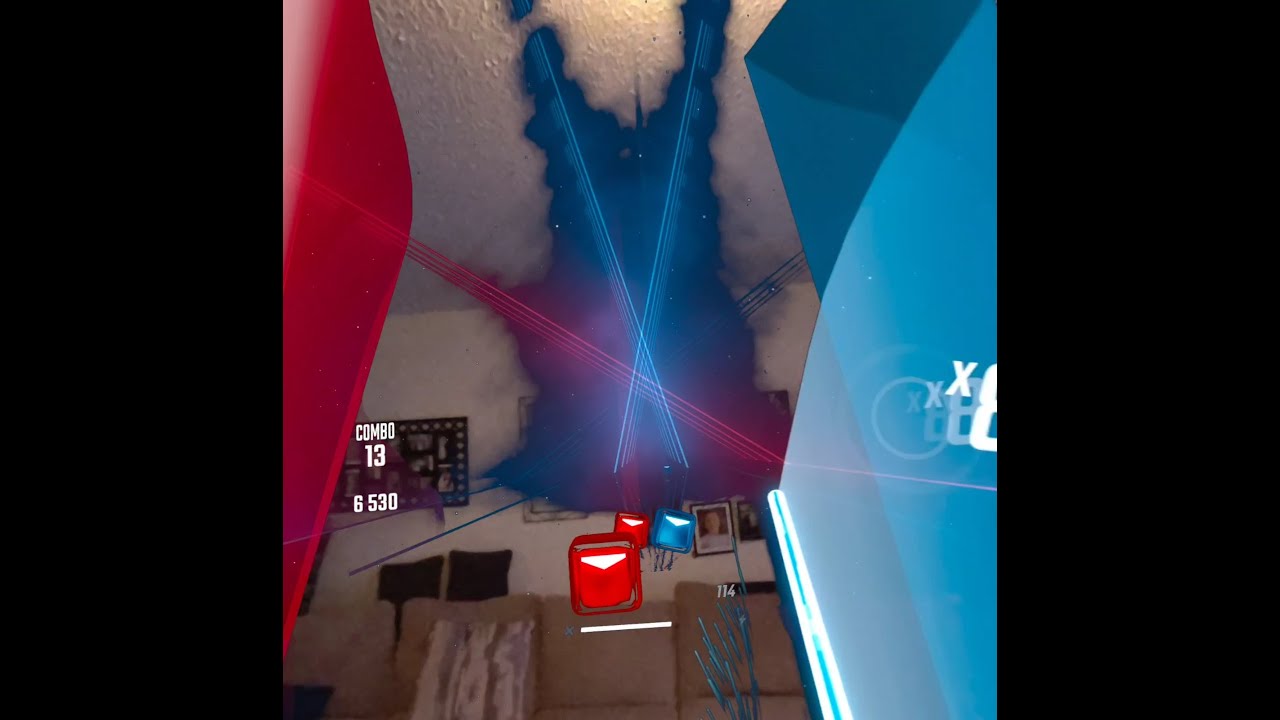 Beat Saber - Mixed Reality VR - Meta Quest 3 - YouTube